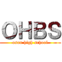 ＯＨＢＳ (osan high school)