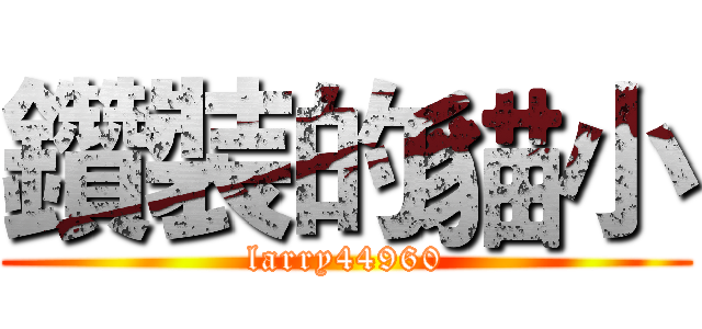 鑽裝的貓小 (larry44960)