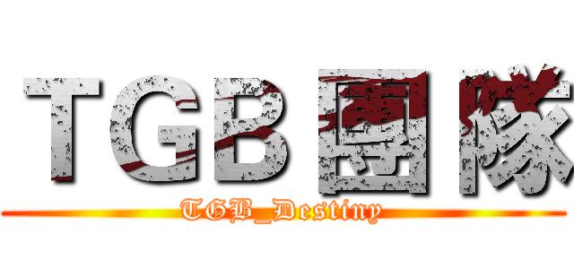 ＴＧＢ 團 隊 (TGB_Destiny)