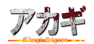 アカギ (Akagi Sigeru)