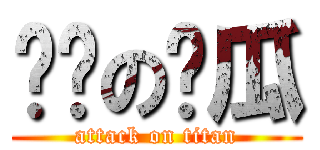 进击の傻瓜 (attack on titan)