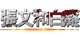 張文和白癡 (attack on titan)