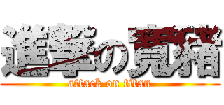 進撃の寬豬 (attack on titan)