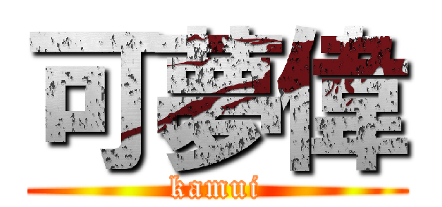 可夢偉 (kamui)