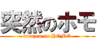 突然のホモ (totuzen no HOMO)