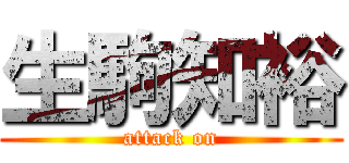 生駒知裕 (attack on)