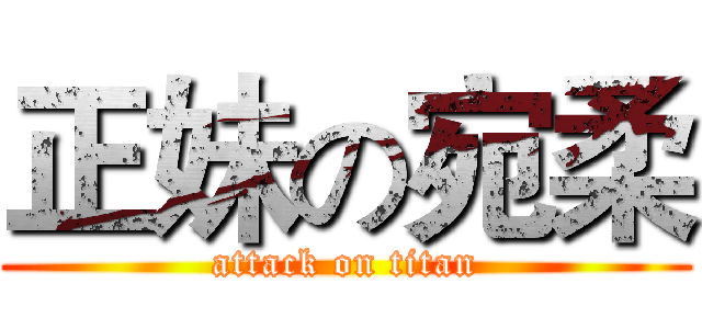 正妹の宛柔 (attack on titan)