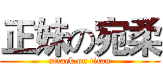 正妹の宛柔 (attack on titan)