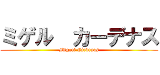 ミゲル  カーデナス (Miguel Cárdenas)
