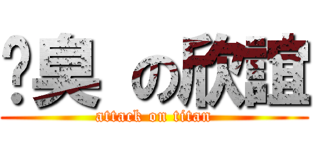 腳臭 の欣誼 (attack on titan)
