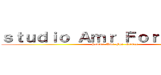 ｓｔｕｄｉｏ Ａｍｒ Ｆｏｒ Ｇａｍｅｓ (Studio Amr For  Games)