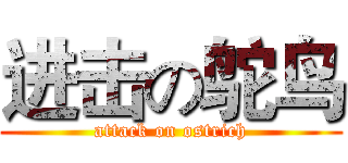 进击の鸵鸟 (attack on ostrich)