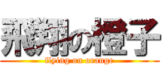 飛翔の橙子 (flying on orange)