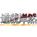 道貌岸然 ()