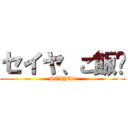 セイヤ、ご飯🍚 (SEIYA!!)