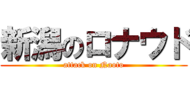 新潟のロナウド (attack on Naoto)
