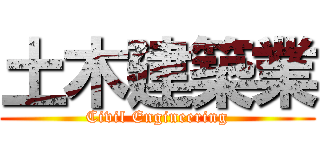 土木建築業 (Civil Engineering)