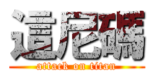 這尼碼 (attack on titan)