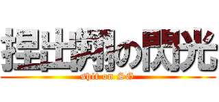 捏出翔の閃光 (shit on SG)