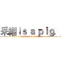 采緗ｉｓ ａ ｐｉｇ． (attack on titan)