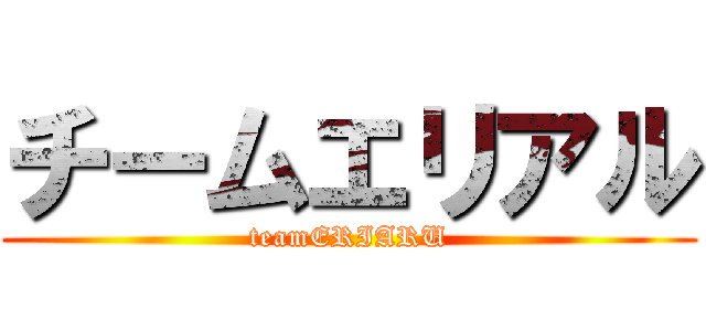 チームエリアル (teamERIARU)