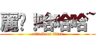 麗婷！哈哈哈~ (attack on titan)