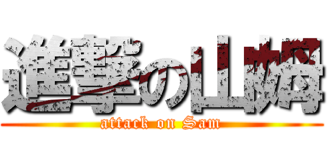 進撃の山姆 (attack on Sam)