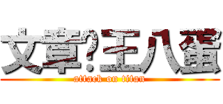 文章你王八蛋 (attack on titan)