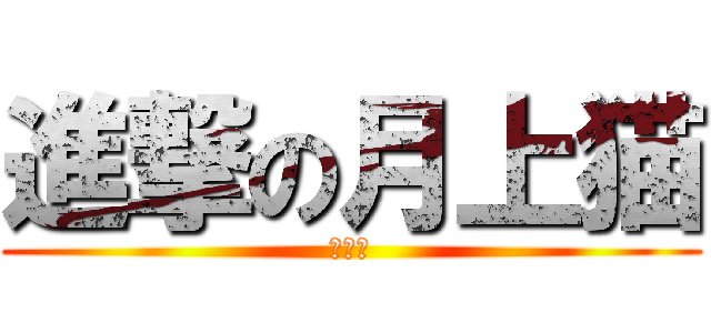 進撃の月上猫 (喵喵喵)