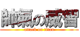 帥氣の威智 (attack on titan)