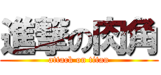 進撃の肉角 (attack on titan)