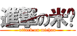 進撃の米醬 (attack on michan)