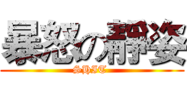 暴怒の靜姿 (SHIT )