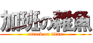 加班の雜魚 (attack on titan)