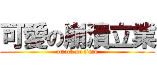 可愛の崩潰立業 (attack on titan)