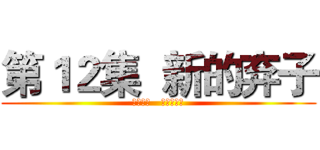 第１２集  新的弃子 (夜网中心   和谐社会篇)