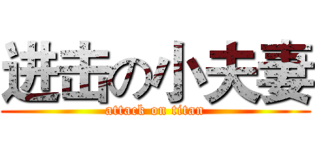 进击の小夫妻 (attack on titan)