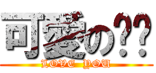 可愛の憨憨 (LOVE  YOU)