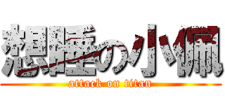 想睡の小佩 (attack on titan)