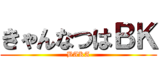 きゃんなつはＢＫ (BAKA)