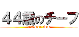 ４４歳のチーフ (attack on titan)