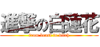 進撃の白蓮花 (from beast to bitch)
