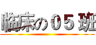 临床の０５ 班 ()
