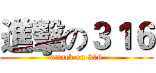 進擊の３１６ (attack on 316)