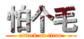 怕个毛 (attack on titan)