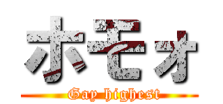 ホモォ (  Gay highest)