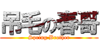 吊毛の春哥 (Spring Brother)