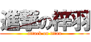 進撃の梓羽 (attack on titan)